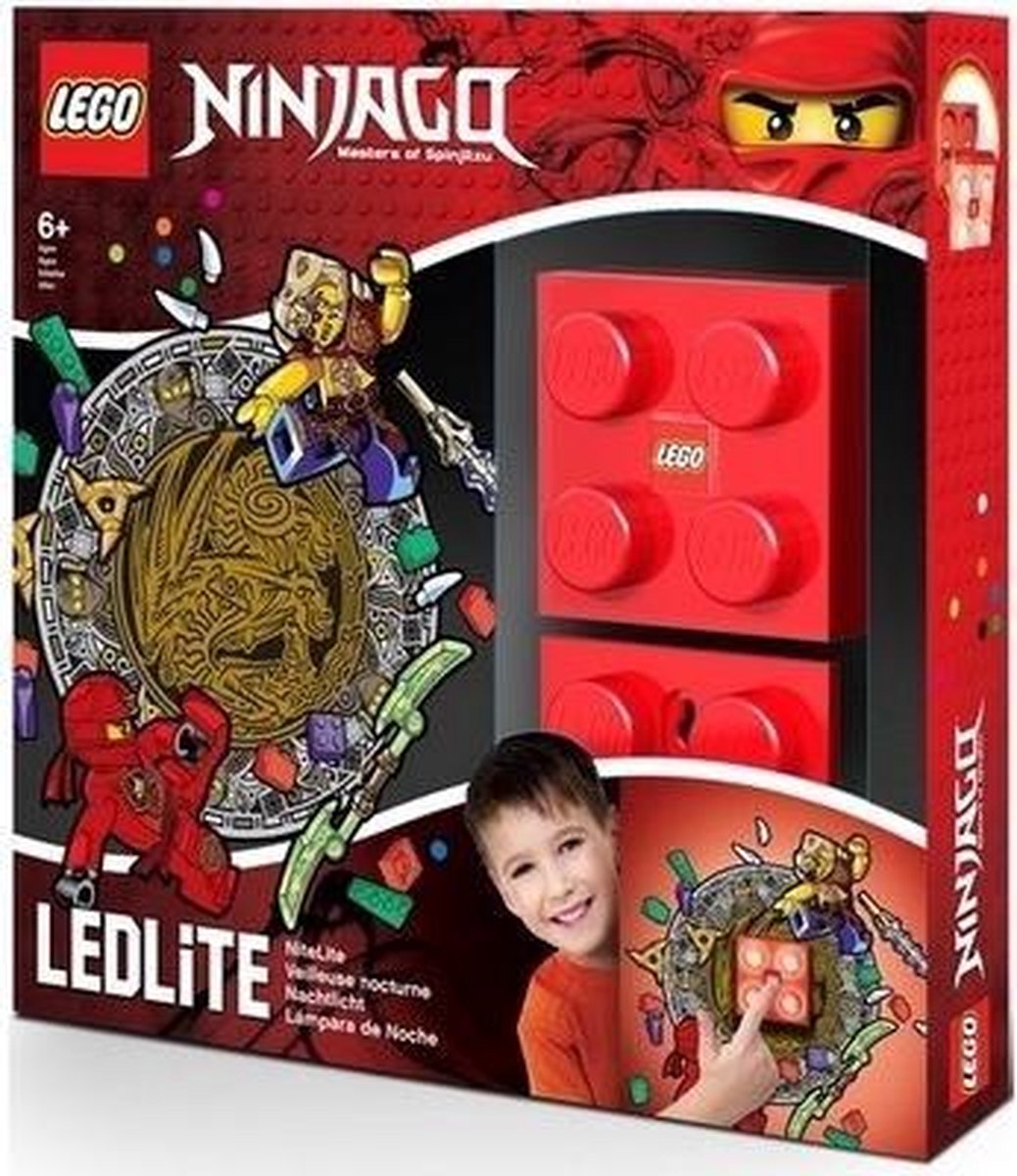 Lego Ninjago: Nachtlamp Kai Rood | bol.com