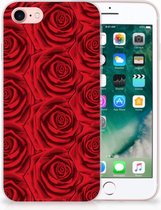 Back cover Hoesje Geschikt voor iPhone SE (2020/2022) en Geschikt voor iPhone 8 | 7 Red Roses