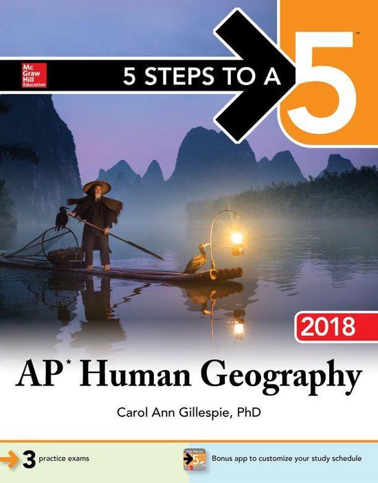 5 Steps to a 5 AP Human Geography 2018 edition - cover
