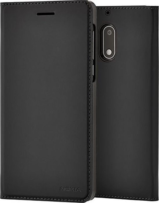 Nokia Slim Flip Case - zwart - voor Nokia 6