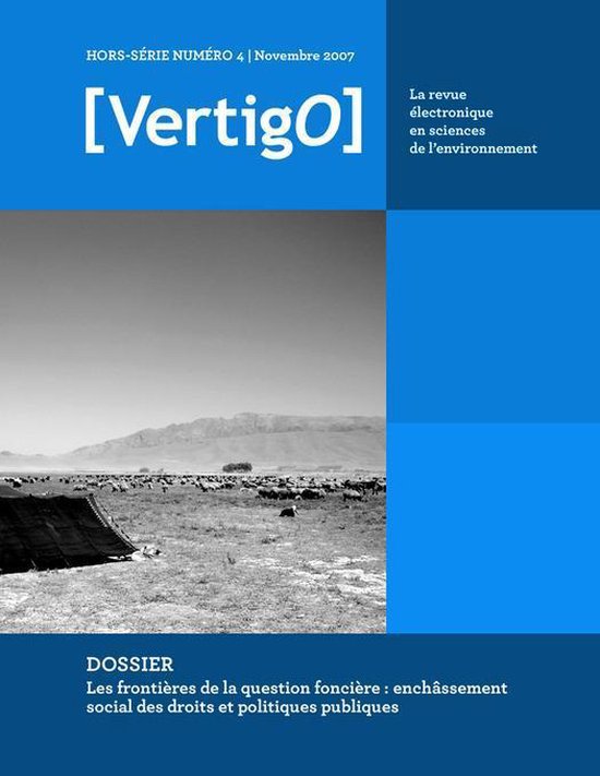 VertigO - Les frontières de la question foncière : enchâs ... - cover