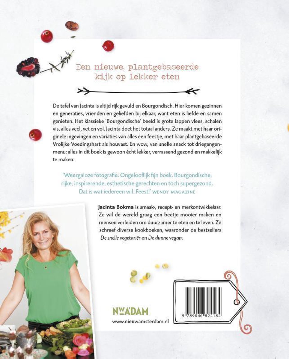 De gezonde Bourgondiër - back cover