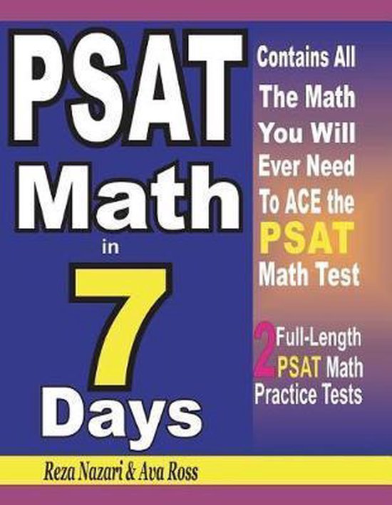 PSAT Math in 7 Days - cover