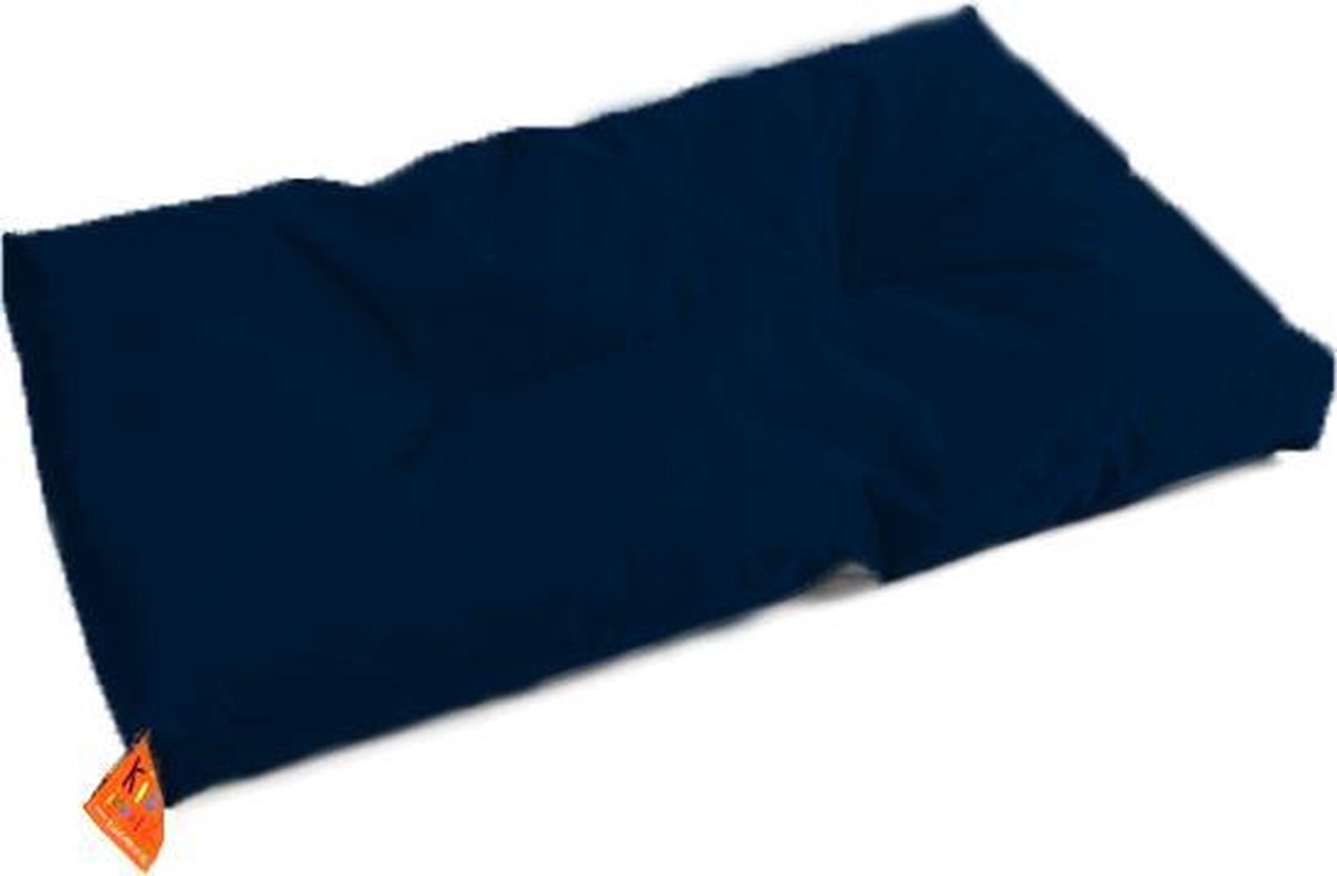 KidZ ImpulZ Groot Aankleedkussen XXL 90x50 cm - 10 cm dik - Gevuld met korrels - Donkerblauw