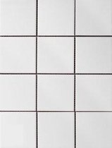 Mozaiek Glans ivoor 10,0x10,0 cm -  Ivoor Prijs per 1 m2.