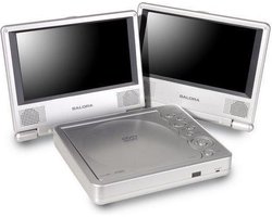 Salora DVP-7021 TWIN - Portable Dvd-speler - 2 schermen - 7 inch | bol