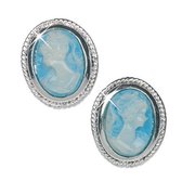Luigi Vicaro Oorbellen Cameo Zilverkleurig - 20 x 15 mm