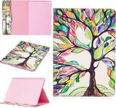 iPad Air 10.5 (2019) / iPad Pro 10.5 (2017) - hoes, cover, case - PU leder - TPU - Herfst - Kleurrijke Boom