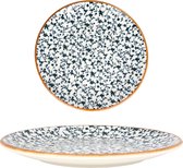 Assiette Plate Bonna - Calif - Porcelaine - 27 cm - lot de 6