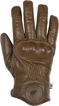 Helstons Snow Hiver Leather Brown Motorcycle Gloves T10 - Maat T10 - Handschoen