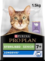 Pro Plan Sterilised Senior - Kattenvoer Droogvoer - Kalkoen - 1.5 kg