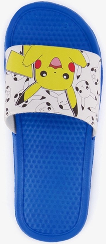 Pokemon kinder badslippers met Pikachu - Blauw