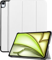 Hoes Geschikt voor iPad Air 6 (11 inch) Hoes Luxe Hoesje Book Case - Hoesje Geschikt voor iPad Air 2024 (11 inch) Hoes Cover - Wit