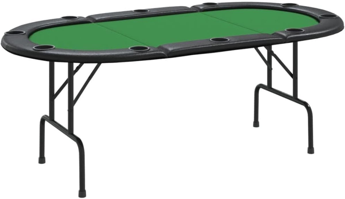 Pokertafel - Luxe pokertafel - Poker tafel - Pokertafel 10 personen - Voor de leukste pokeravond!