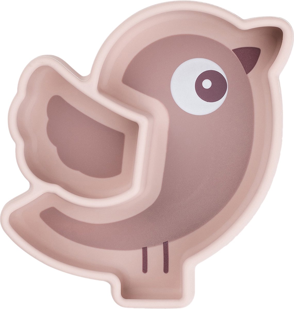 Goedkoopste Done By Deer Silicone Stick&Stay Snack Bord Birdee Powder