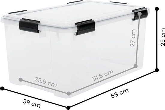 Opbergbox met Deksel 130x90x50 mm 0,3 Liter Kopen