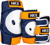 NKX Kids Protection 3-Pack - Set de protection antichute genou-poignet-coude - Taille M - 8-14 ans