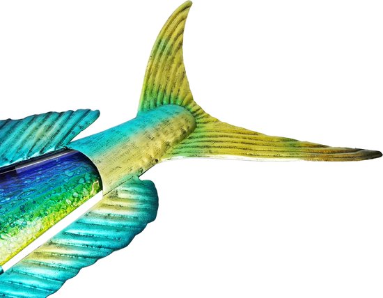Eurocatch Dorado - Muurdecoratie 99cm - 3-D Metaal en Glas Kunst - Cadeau Idee - Mancave - Vaderdag Cadeau van Eurocatch — afbeelding 3