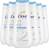 Bol.com Dove Advanced Care Verzorgende Douchegel - Gentle Scrub - 6 x 225 ml - Voordeelverpakking aanbieding