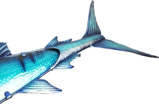 Eurocatch Sailfish - Muurdecoratie 110cm - 3-D Metaal en Glas - Kunst - Cadeau Idee - Vaderdag Cadeau van Eurocatch — afbeelding 3