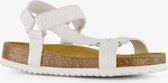 Hush Puppies leren meisjes bio sandalen wit zilver - Maat 30