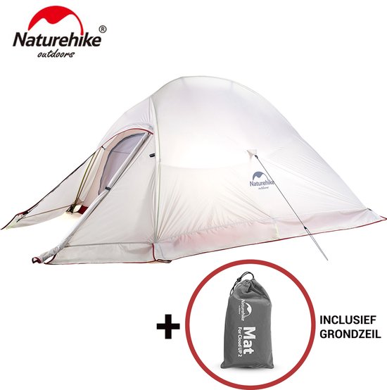 Cloud Up 2 Upgraded - 4 Seizoenen - Naturehike® - Tent 2 persoons - Lichtgewicht tent - Incl. gratis grondzeil - 20D 4000MM - Waterdicht - Winter & Sneeuw van Naturehike — afbeelding 2