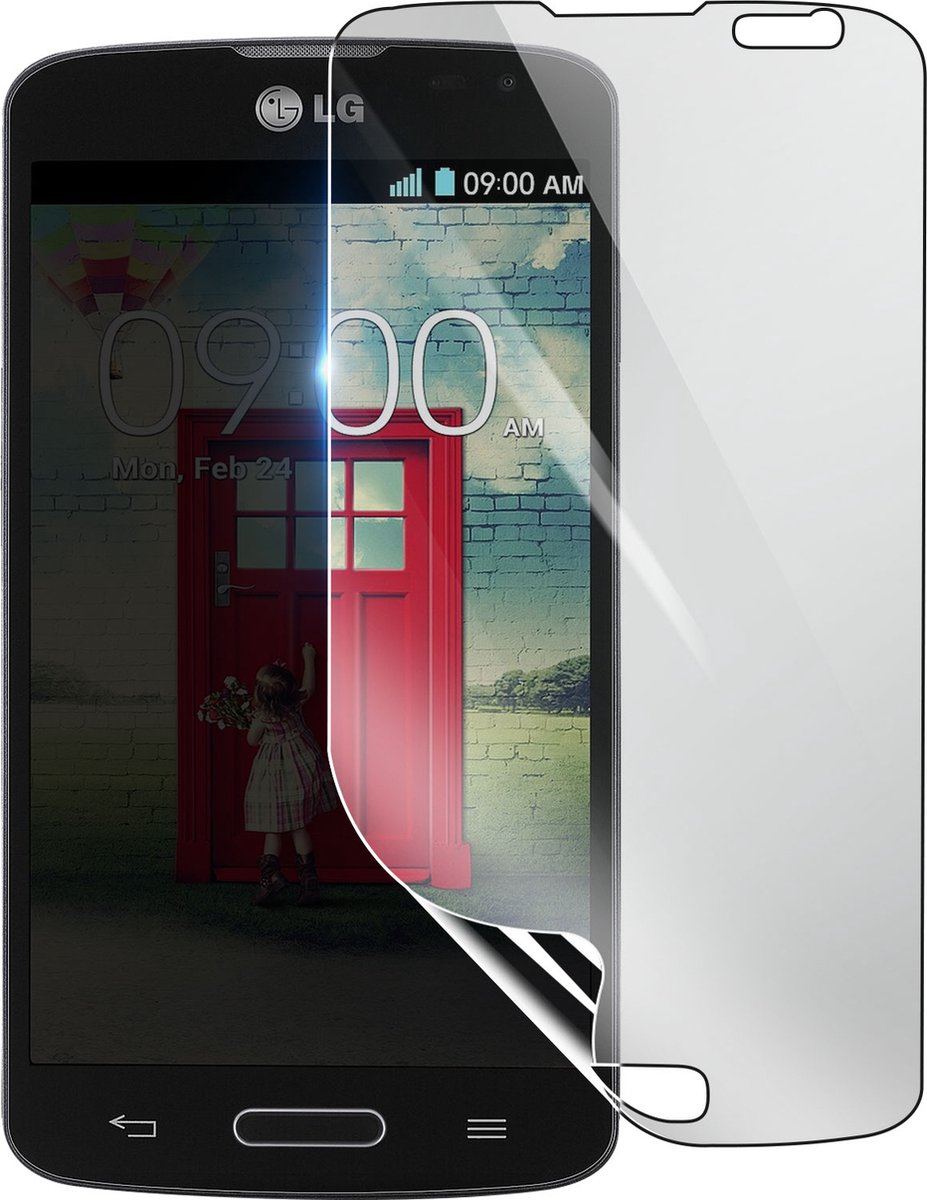 3mk, Geschikt voor LG F70, Schokbestendige Hydrogel Screenprotector, Transparant