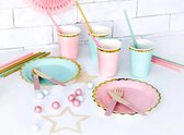 Houten Bestek Roze | Meisje | 18 stuks | 3 x 16.5 cm | Voor Gender Reveal en Babyshower