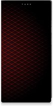 Telefoonhoesje met foto Geschikt voor Samsung Galaxy S24 Ultra Smart Cover Geruit Rood