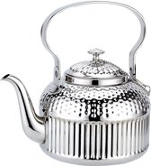 1800 ml Roestvrijstalen Theepot met Infuser Zilver