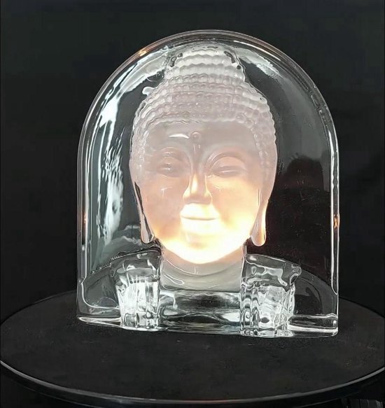 Porte-bougie, porte-bougie, tête de bouddha, bouddha lumière d'ambiance, décoration bouddha, cadeau