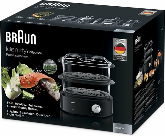 Braun FS 5100 IdentityCollection - Stoomkoker - Zwart