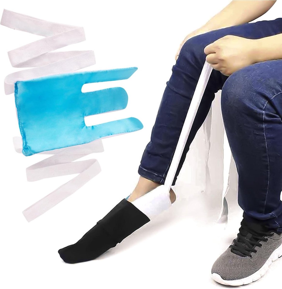 Sokaantrekker - Sokken Aantrekhulp - Aantrekhulp Sokken - Aantrekhulp - Hulp Bij Sokken Aantrekken - SockSlider - NIET voor steunkousen