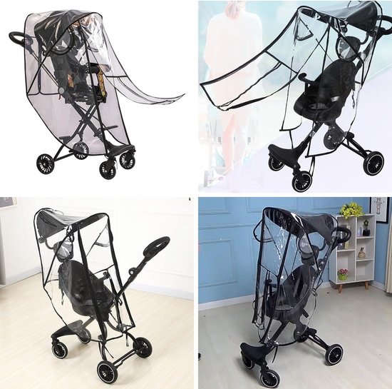 Kinderregenbescherming voor babyzitjes ter vervanging van poncho's en regencapes