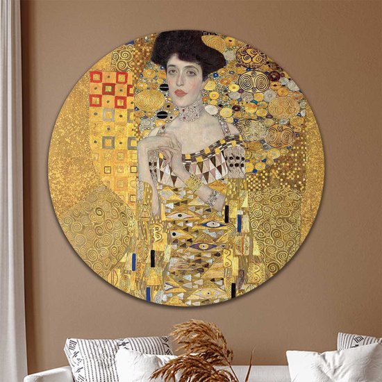 Artnapi Gustav Klimt Golden Tranen, schilderen op nummer, voor volwassenen, met lijst, doe-het-zelf handgeschilderd, set voor beginners en volwassenen, set inclusief acrylverf en kwast, 40 x 50 cm