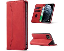 Hoesje geschikt voor Samsung Galaxy A41 - Bookcase - Pasjeshouder - Portemonnee - Kunstleer - Rood