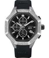 Timex UFC King Chrono TW2V99300 Horloge - Siliconen - Zwart - Ø 45 mm