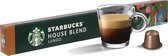 Capsules de café STARBUCKS House Blend Lungo, compatibles Nespresso