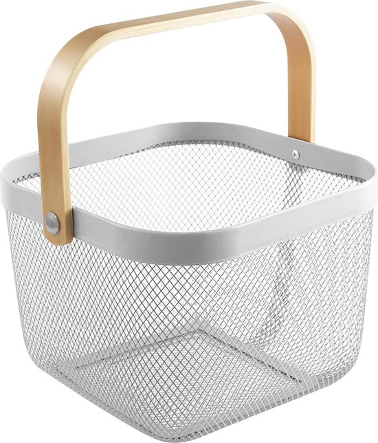 Wawocs 2 Tier Fruit Mand Stapelbare Wandmontage Fruit