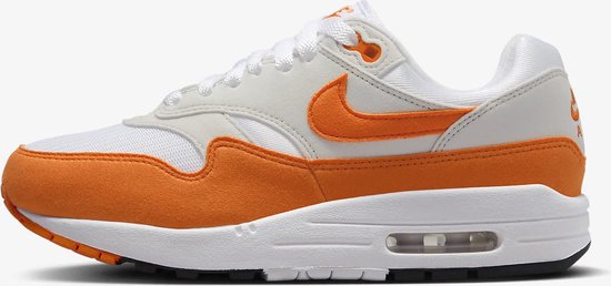 Nike Air Max 1 ''Safety Orange'' - Sneakers - Dames - Maat 35.5 - Oranje/Wit
