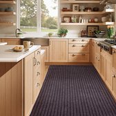 ZDYHMrj Tapijtloper voor gang, keuken, lang, antislip, wasbaar, keukenloper, rood en wit, gang, tapijtloper 90 x 100 cm, modern, tapijtloper, per meter, polyester, slaapkamer en woonkamer