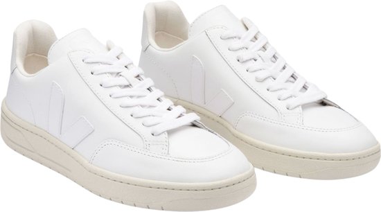 Veja V-12 Leather sneakers dames wit