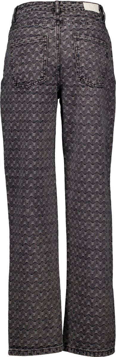 Alix the Label - Broek Donkergrijs Alix The Label Fancy Denim Pantalons Donkergrijs 2402117522