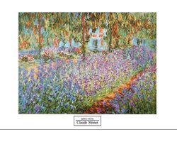 Claude Monet - Tuin in Giverny - Kunstposter - 50x70 cm