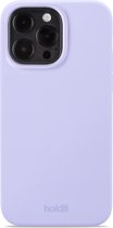 Holdit telefoonhoesje geschikt voor iPhone 15 Pro Max siliconen hoesje (Lavender)