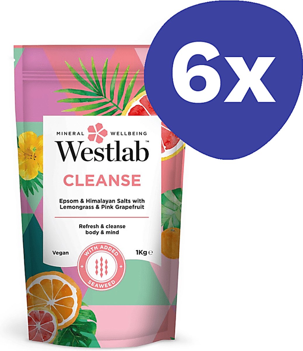 Goedkoopste Westlab Cleanse Badzout (6x 1kg