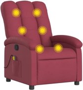 Massage stoel - 70 x 93 x 101 cm - wijn rood