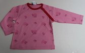 Petit Bateau - T shirt lange mouw - Meisje - Roze , schoentjes - 18 maand 81