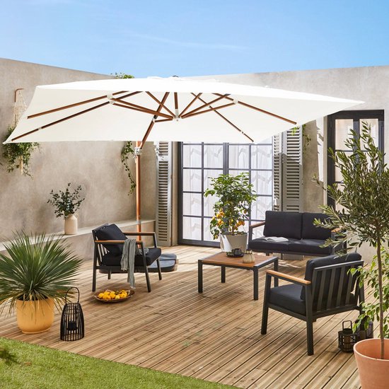 Livarno Home Rechthoekige Parasol Aanbieding bij Lidl
