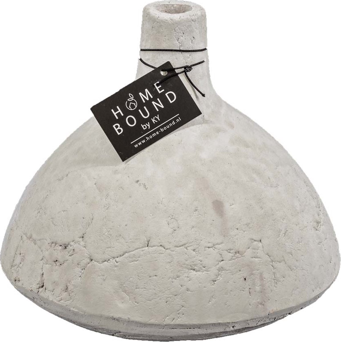 Homebound by Kolony HomeBound by KY | Aardewerk vaas wit | 17x17x15cm | vaas wit aardewerk